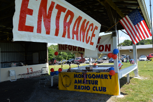 Pavilion entryway at the Damascus Volunteer Fire Department Activity Center