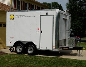 MARC Trailer washed and waxed. Ready for Field Day 2019