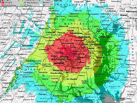 2M Repeater Coverage Map